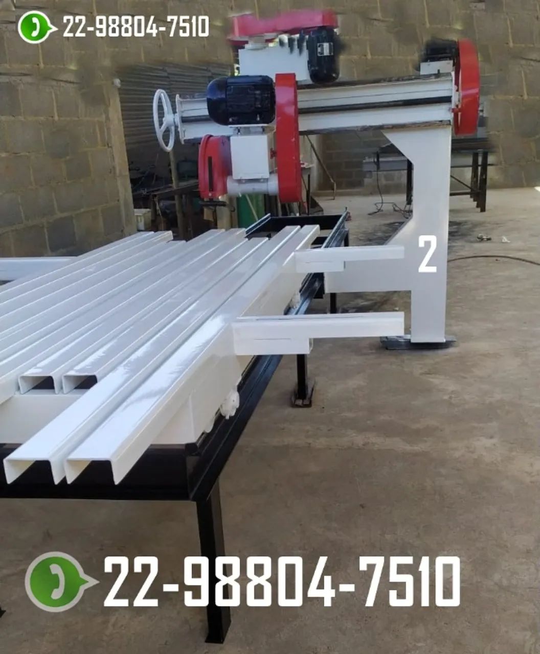 CORTADEIRA PARA MARMORARIA ESTRUTURA AÇO 10X CARTÃO - Foto 2