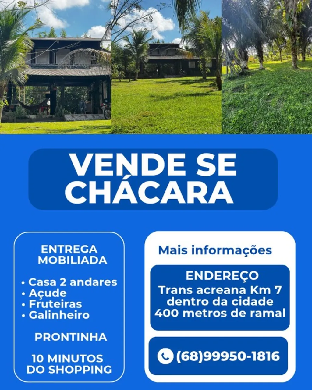 Vendo Sítio, 15min do SHOPPING