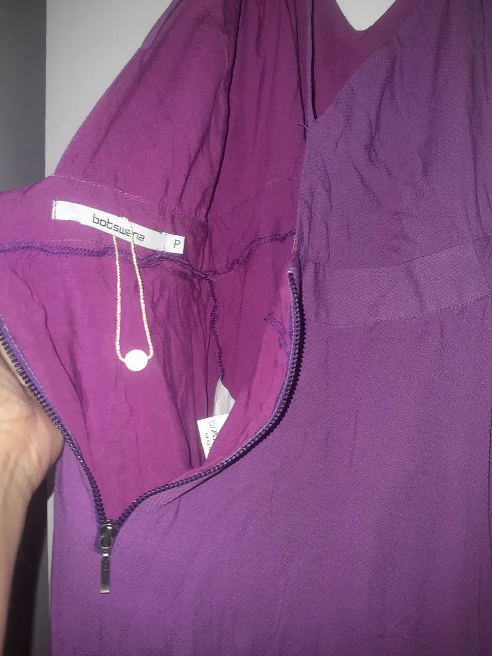 Vestido Roxo Botswanna NUNCA USADO - Foto 2