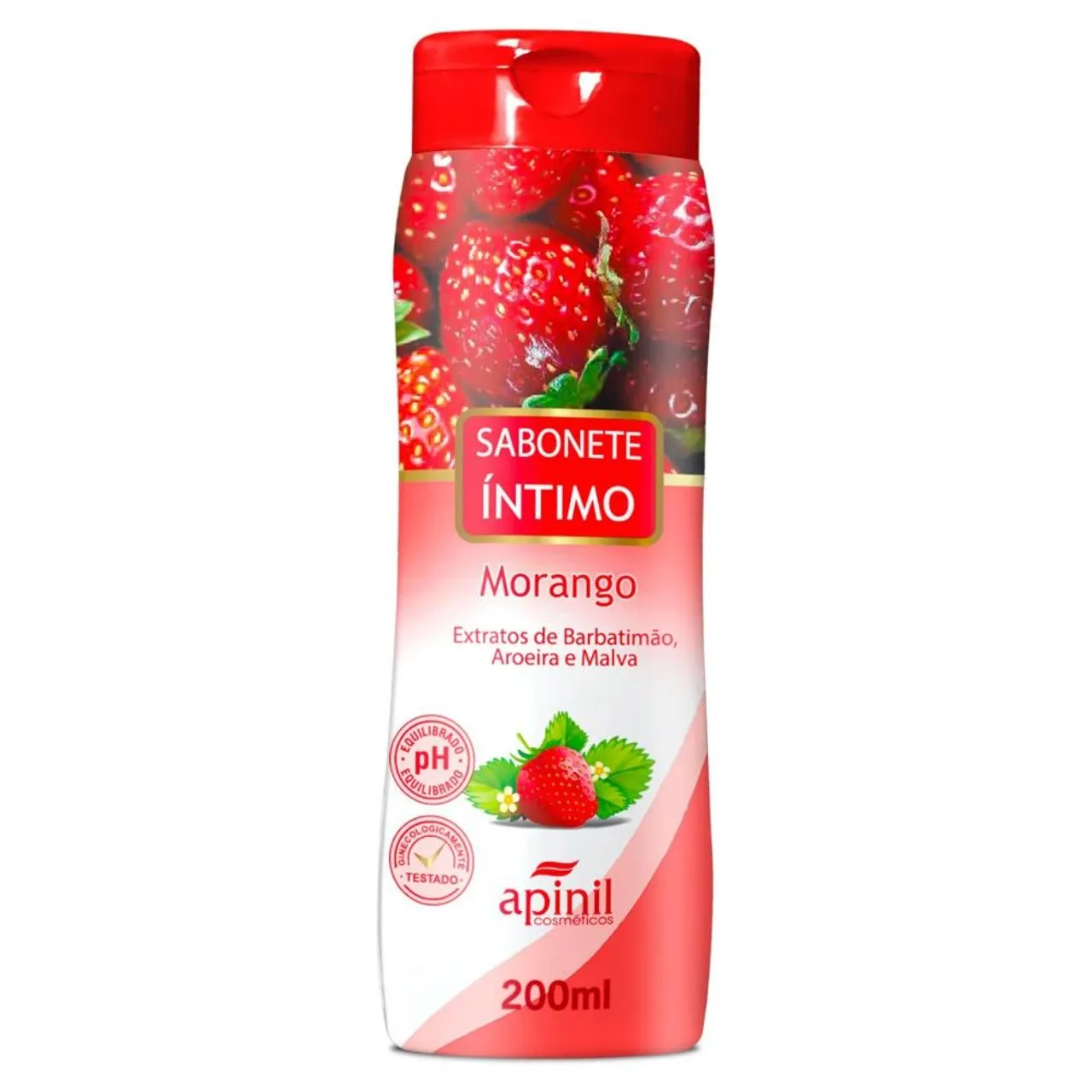 Sabonete Íntimo Morango Apinil