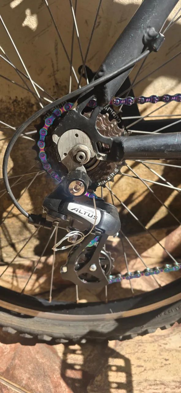 Bicicleta Aro 26 21 marchas  freio v-brake passador shimano - Foto 2