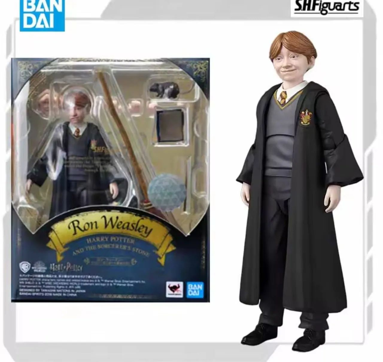 COLEÇÃO 3 BONECOS HARRY POTTER MARCA BANDAI - HARRY POTTER - HERMIONE E RON WEASLEY  - Foto 3