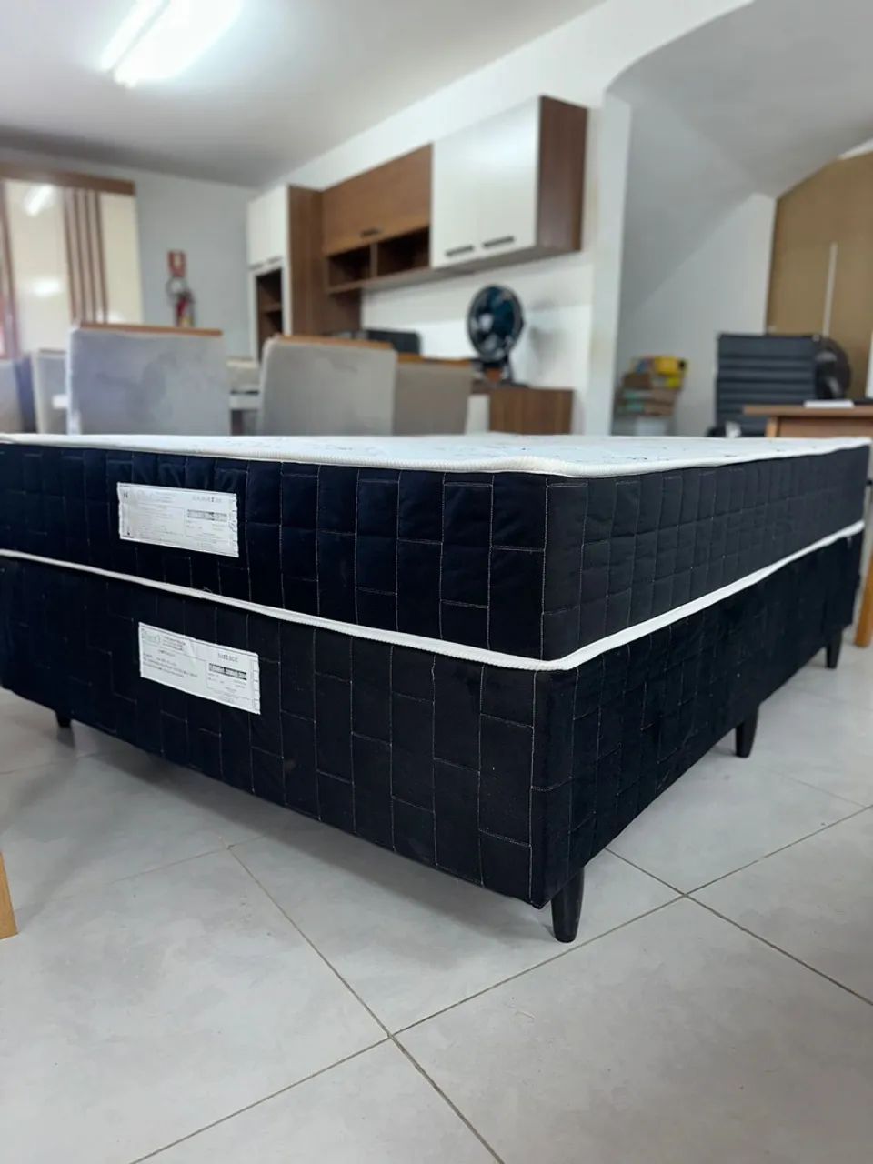 Cama Box Casal Topázio 138x188 ( Pronta Entrega )