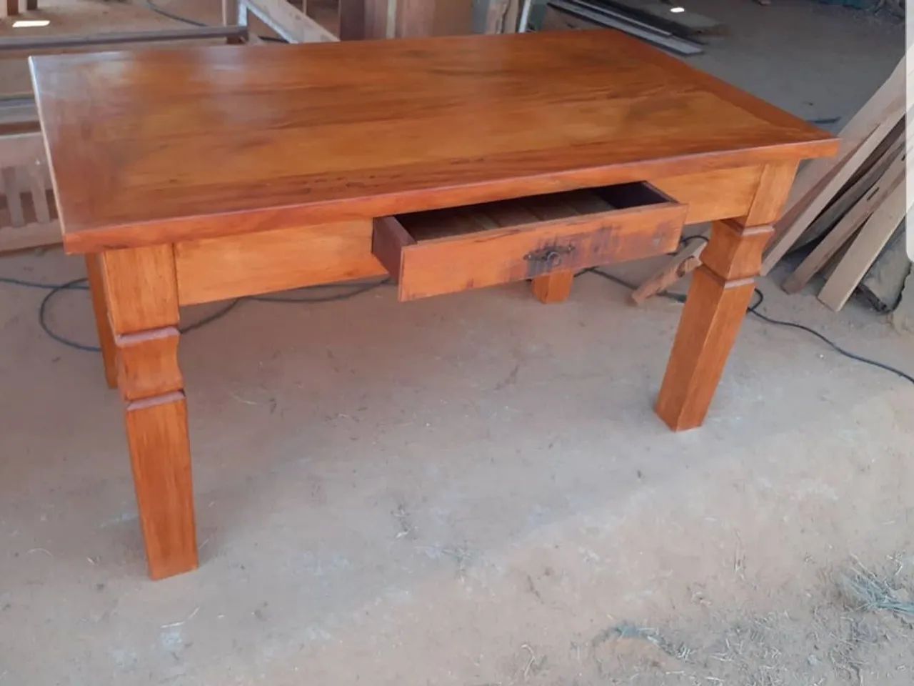 Mesa de Jantar de Madeira Maciça Demolição  - Foto 4
