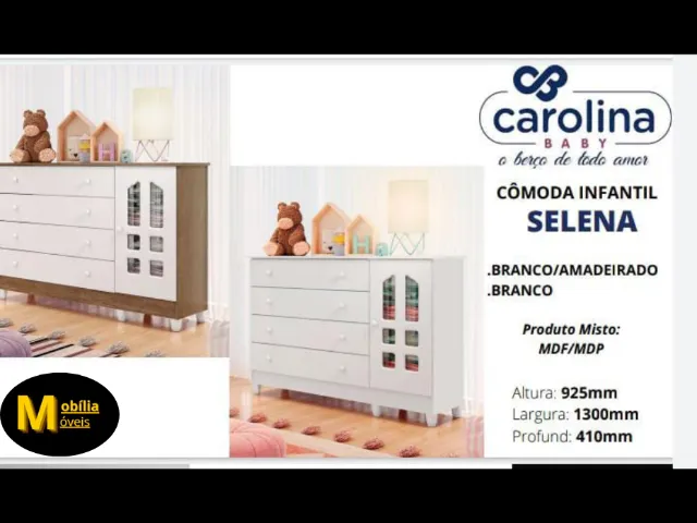 CÔMODA SELENA - MOBÍLIA MÓVEIS