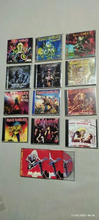 Iron Maiden - albuns e singles (leia a descrição)