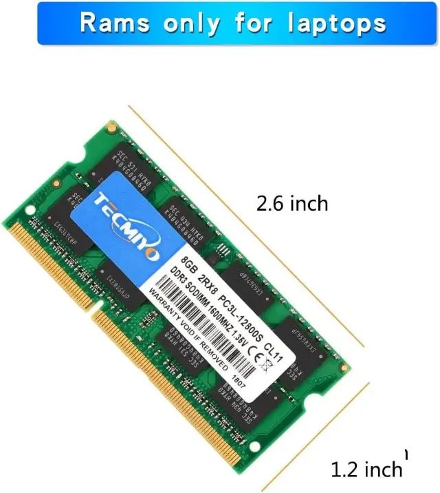 Memoria DDR3L 8gb Tecmiyo 1600MHz Para Notebook (baixo consumo) - Foto 4