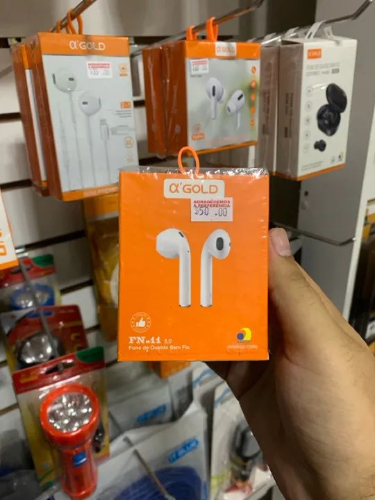 Fone de Ouvido Bluetooth Sem Fio O'Gold FN-44