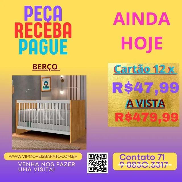 Berço - Informações 7 1 9-8. 8. 3. O. - 3. 3. 1 7. - Oportunidade - Entrega Hoje