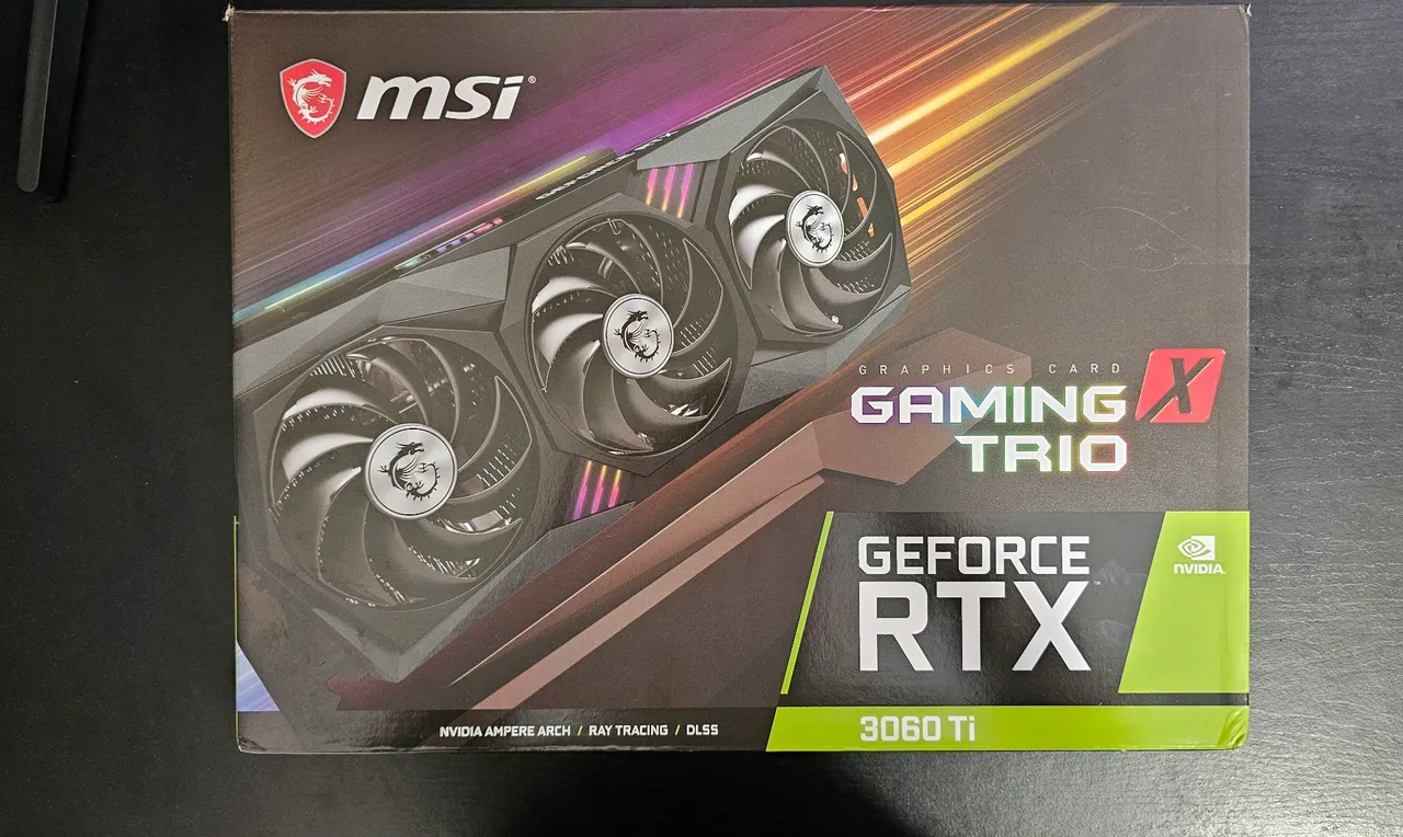 Placa de Vídeo MSI GeForce RTX 3060 Ti Gaming X Trio
