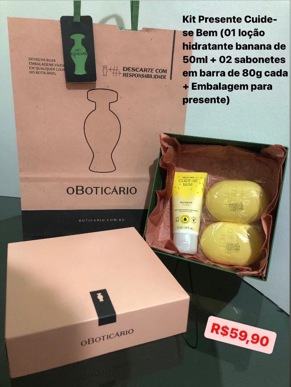 Kits para presentes O Boticário e natura (tenho outros tmb) - Foto 4