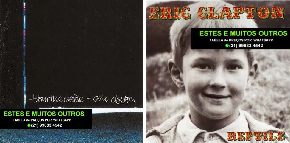  6 Cds Eric Clapton.Mais de 800 cds disponíveis.Envio mínimo R$ 120,00 - Foto 4