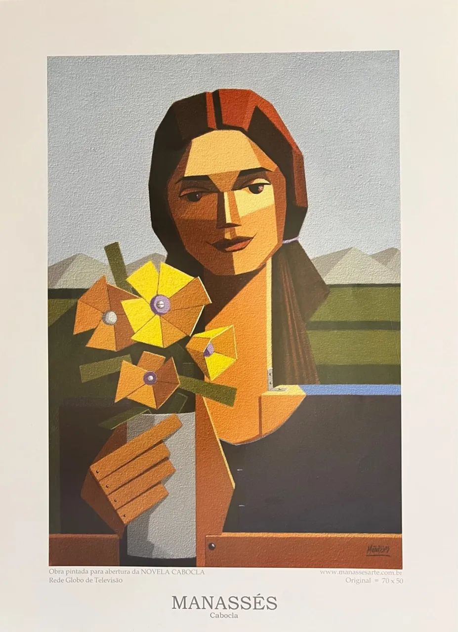 Tela em Giclée. Cabocla