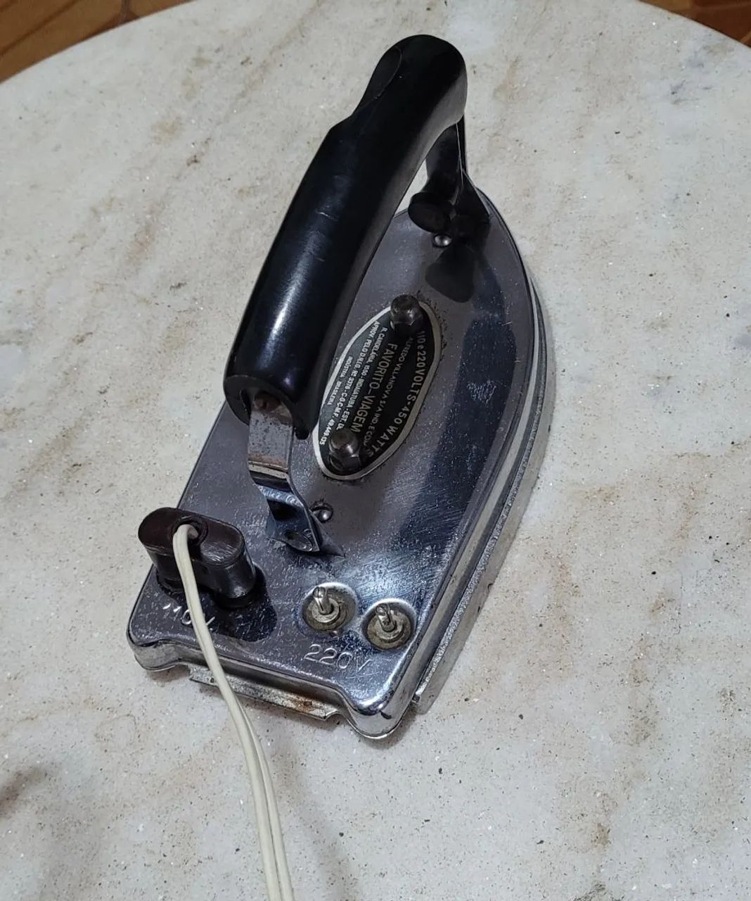 Ferro de Passar antigo Favorito-Viagem  - Foto 3