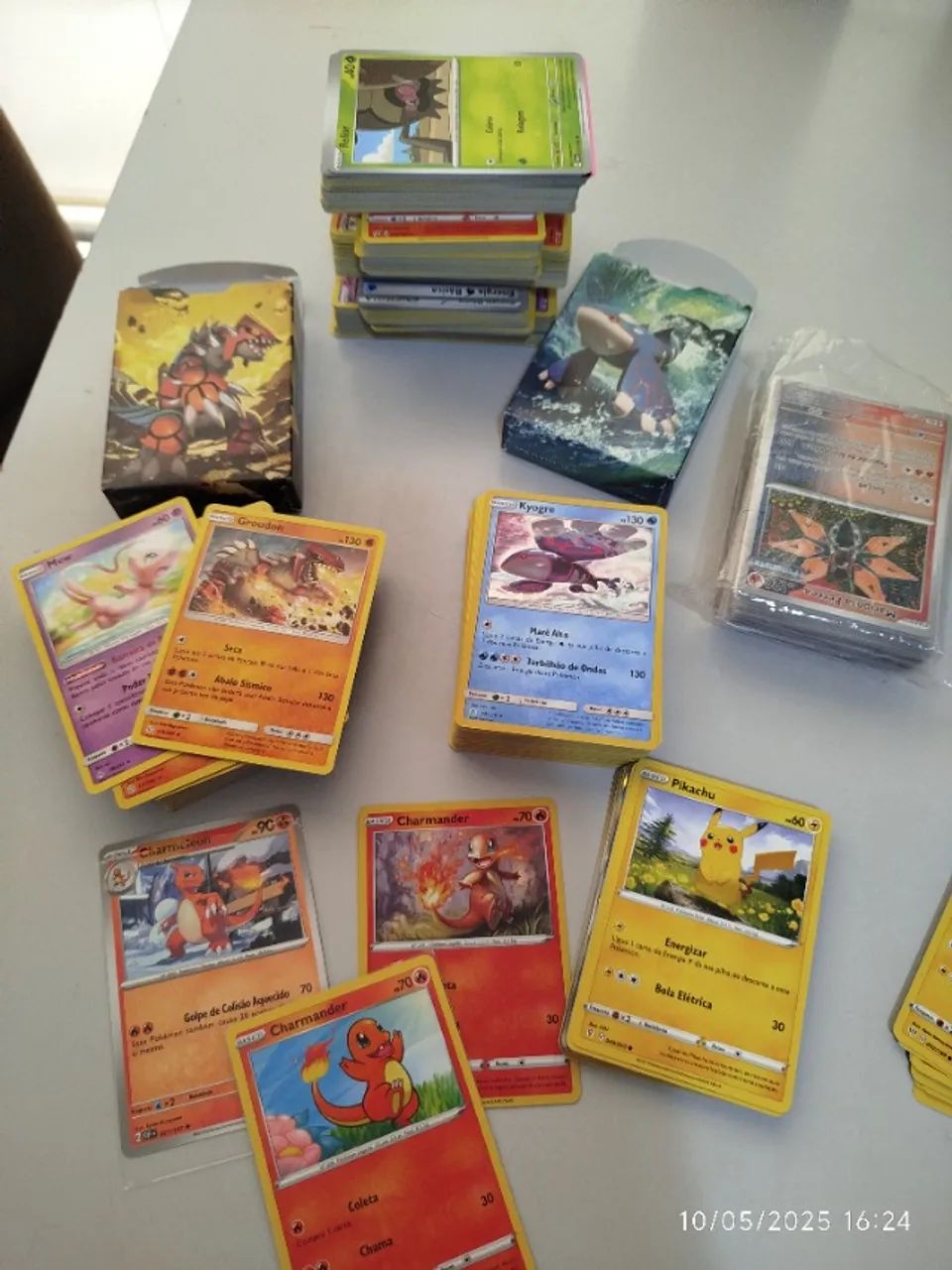Cards Pokemon 2019 a 2024, 422 unidades no total