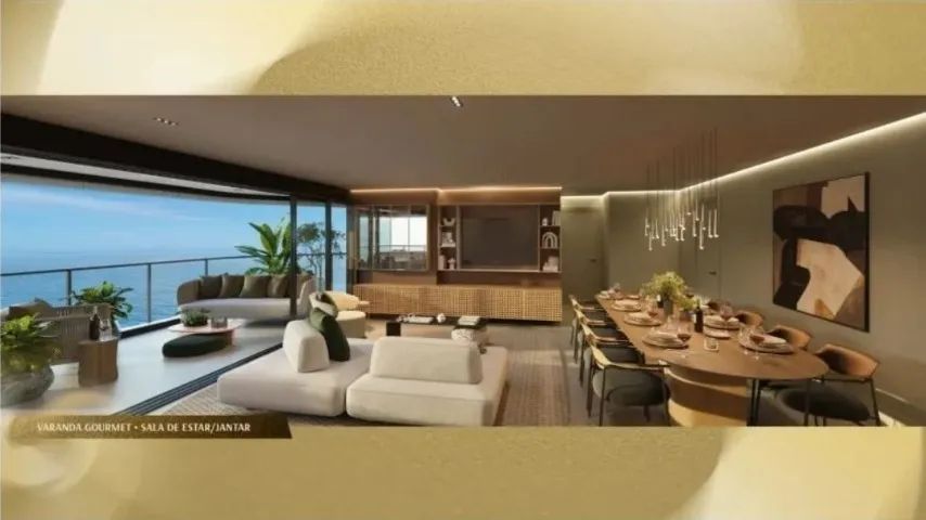 Apto 4/4 com 4 suítes no Condomínio Aura de 214 m², 4 vagas por 2.945.000 - Foto 7