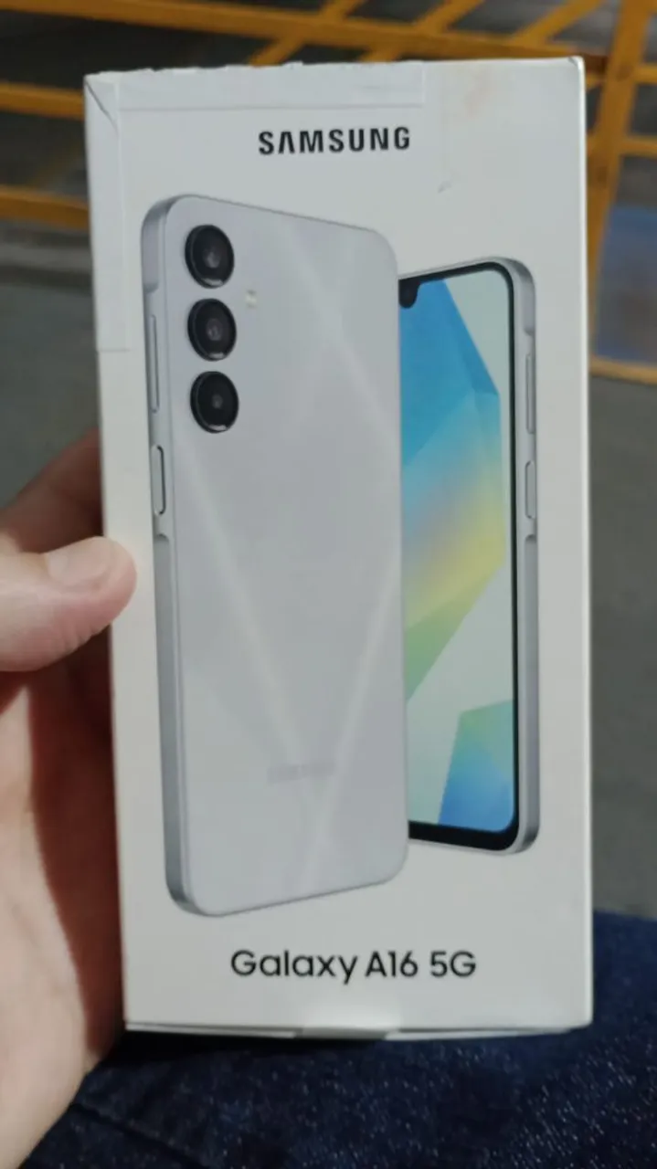 Vendo celular da SAMSUNG GALAXI A16, 256GB/8GB RAM. NOVO, NA CAIXA COM NOTA FISCAL