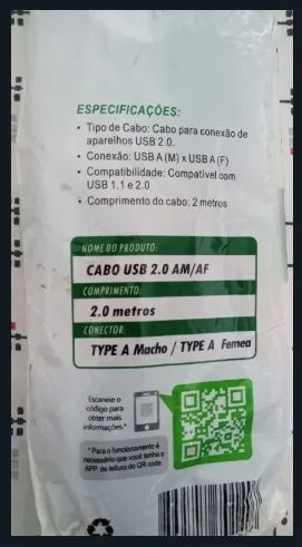 Cabo extensor USB2.0 de 2 metros. - Foto 5