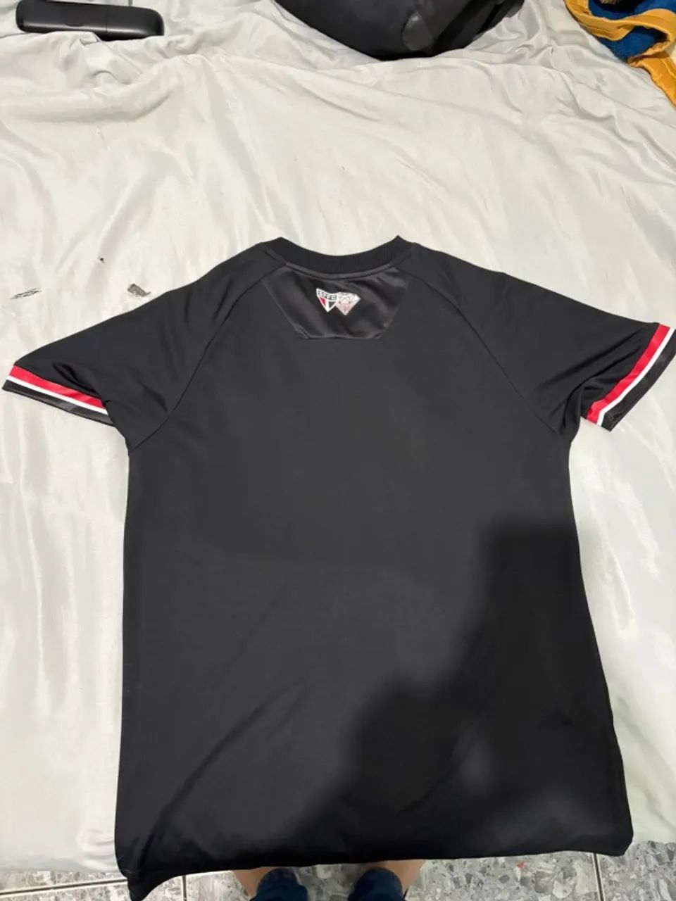 Camisa São Paulo Leônidas da Silva 24/25 Torcedor Masculina - Preto - Foto 4