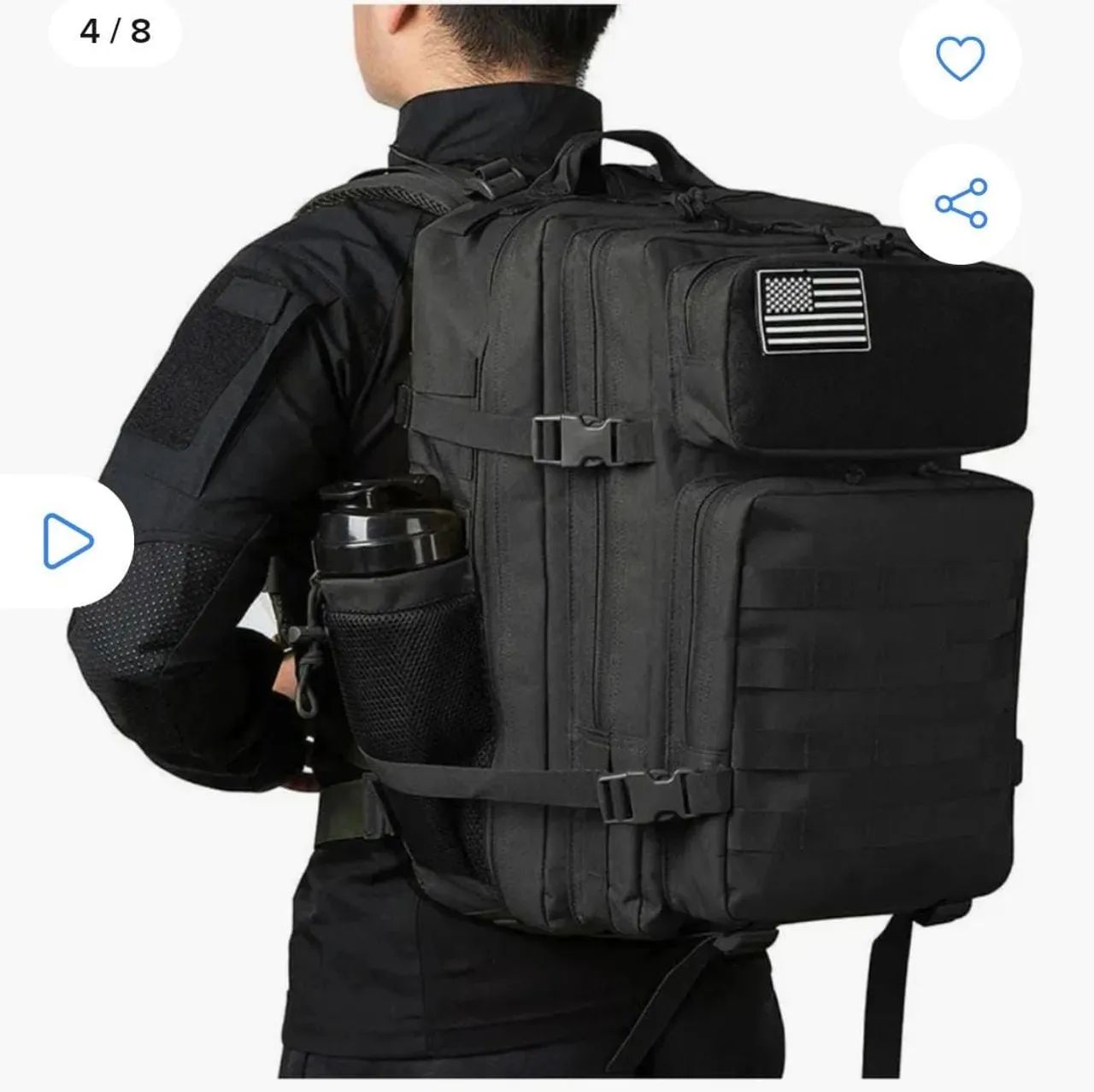 MOCHILA TÁTICA 50 LITROS - 2 UNIDADES  - Foto 4