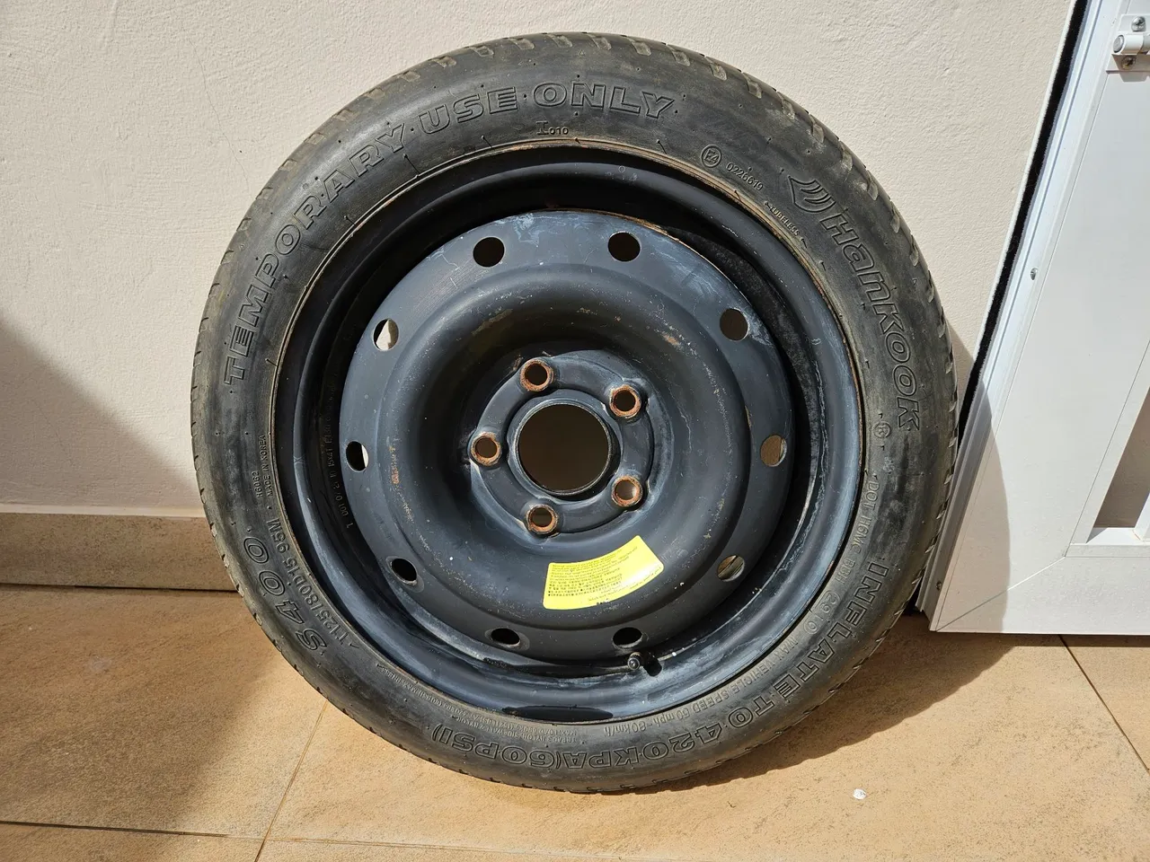 Estepe fino 125/80R15 Hankook