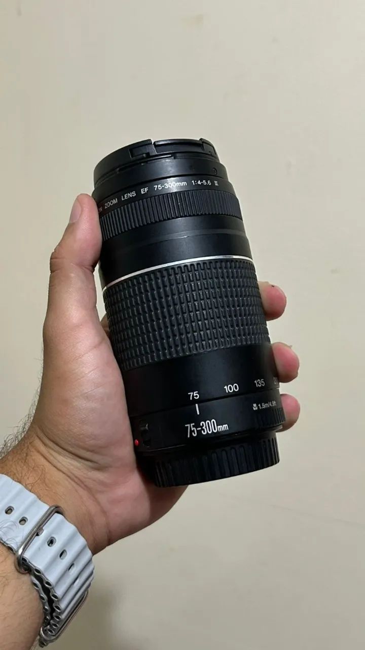 Lente canon 75-300