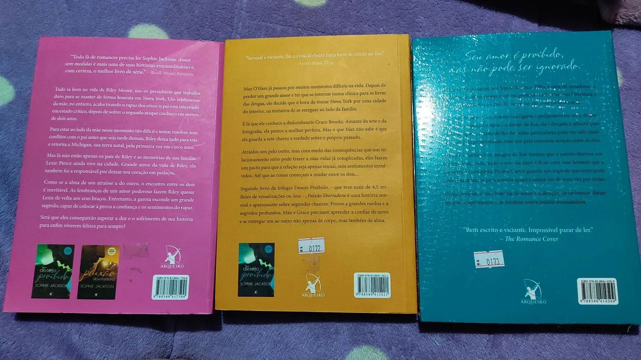 Trilogia Desejo Proibido de Sophie Jackson  - Foto 4