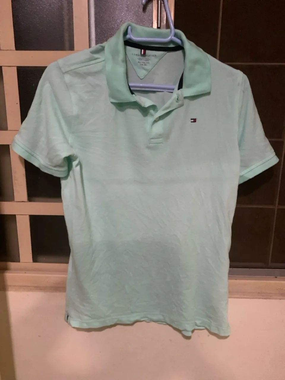 Camisa Polo Tommy Hilfiger Verde Claro