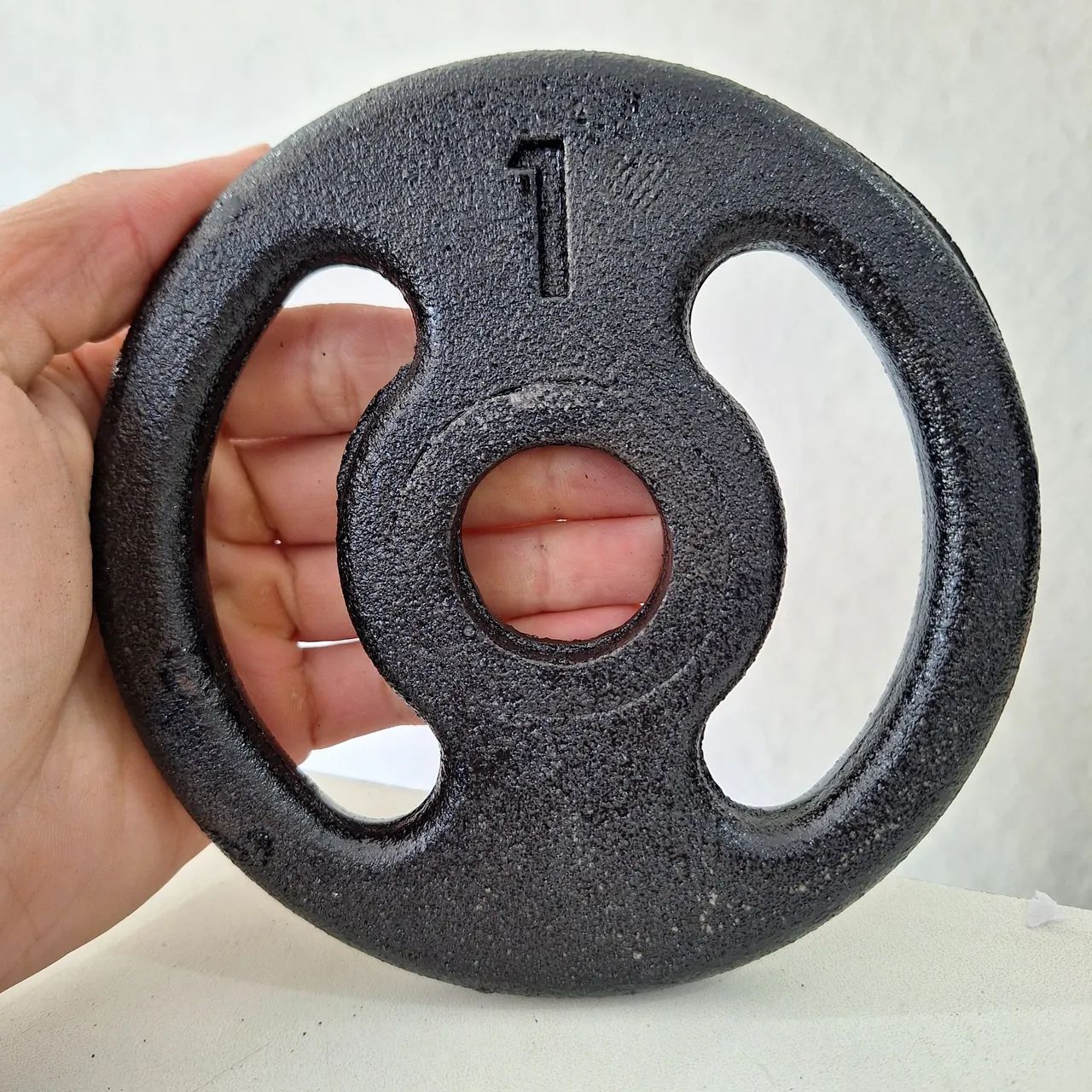 Anilha Academia Pintada Ferro Musculação por R$ 8,99 o Quilo