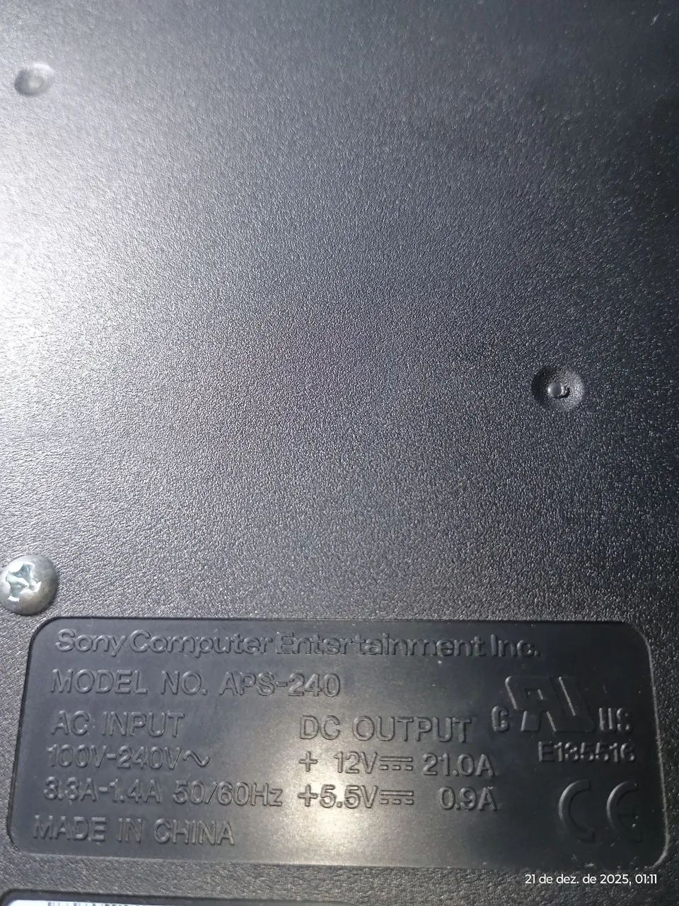 Fonte PS3 FAT aps 240, bom estado funcionando. - Foto 2