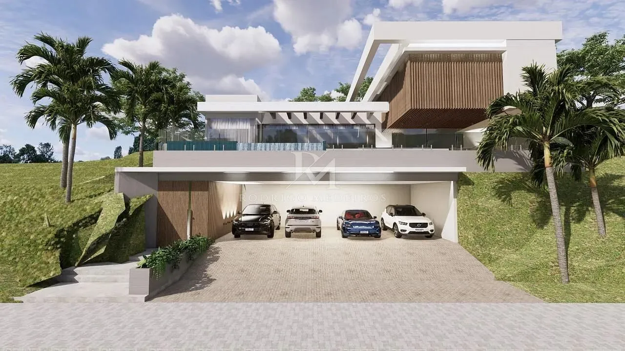 Casa 4 Suítes, Piscina com Borda Infinita - Bosque das Mansões, São José-SC