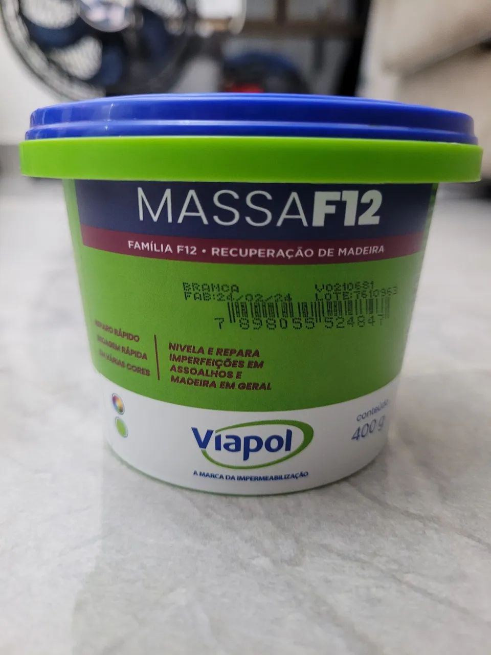 Massa para Recuperação de Madeira F12 - Viapol