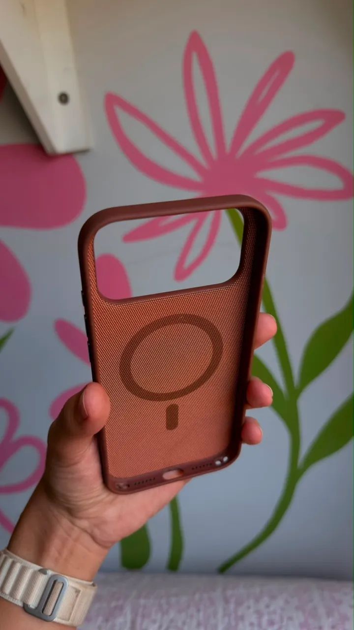 Capa tecido TechWoven para iphone 17 pro Max - Siena - Foto 3
