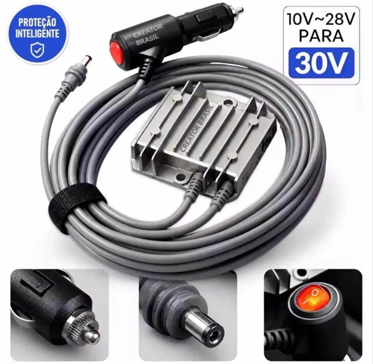 CONVERSOR PARA STARLINK MINI 12V - 24V P/ 30V. 