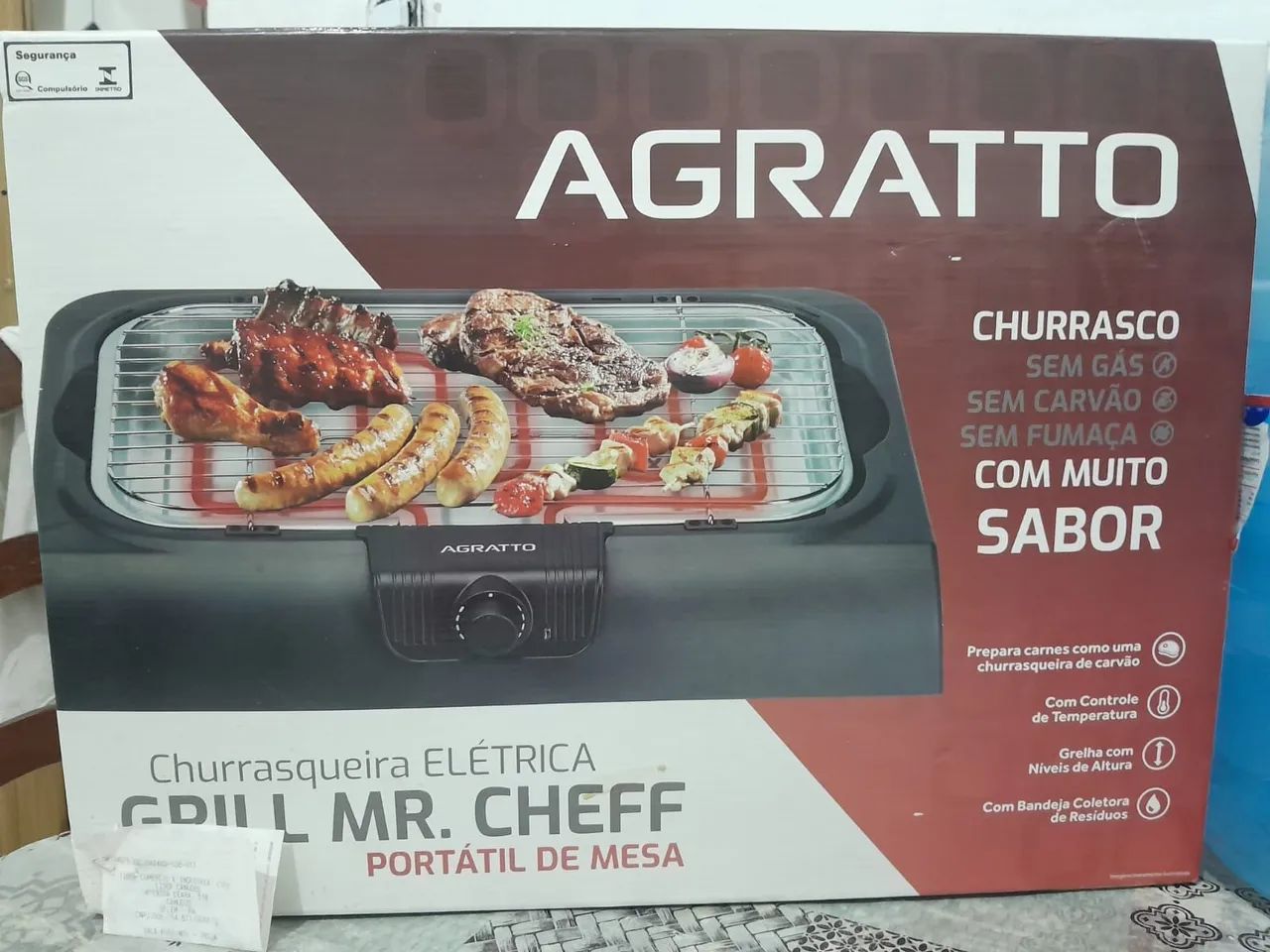 Churrasqueira elétrica 