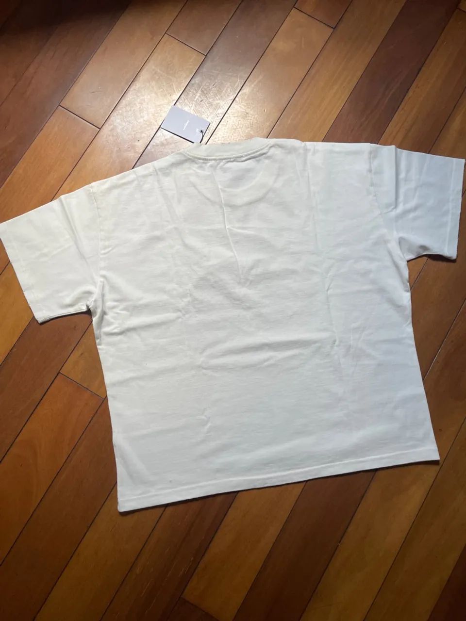 Camiseta Carnan Barcode Boxy Off White  - Foto 4