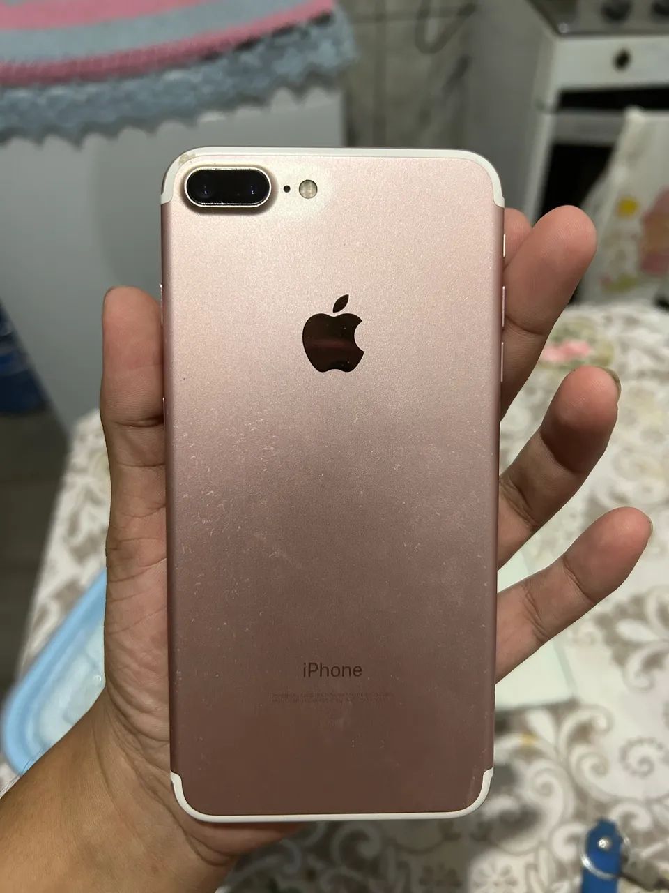 iPhone 7 Plus rosê 300,00 - Foto 2