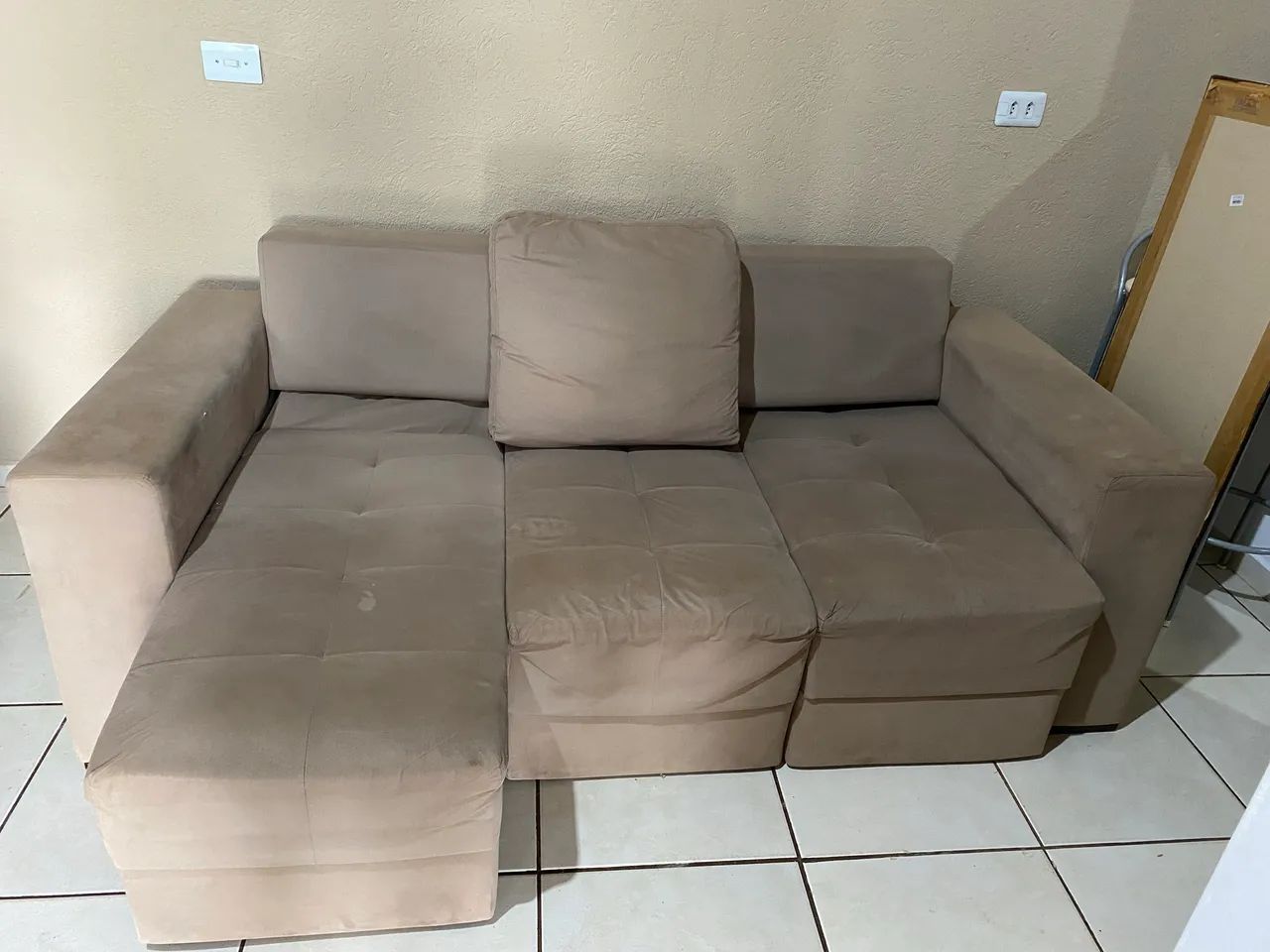 Sofá Retrátil 3 Lugares - 1,95 m  - Foto 2