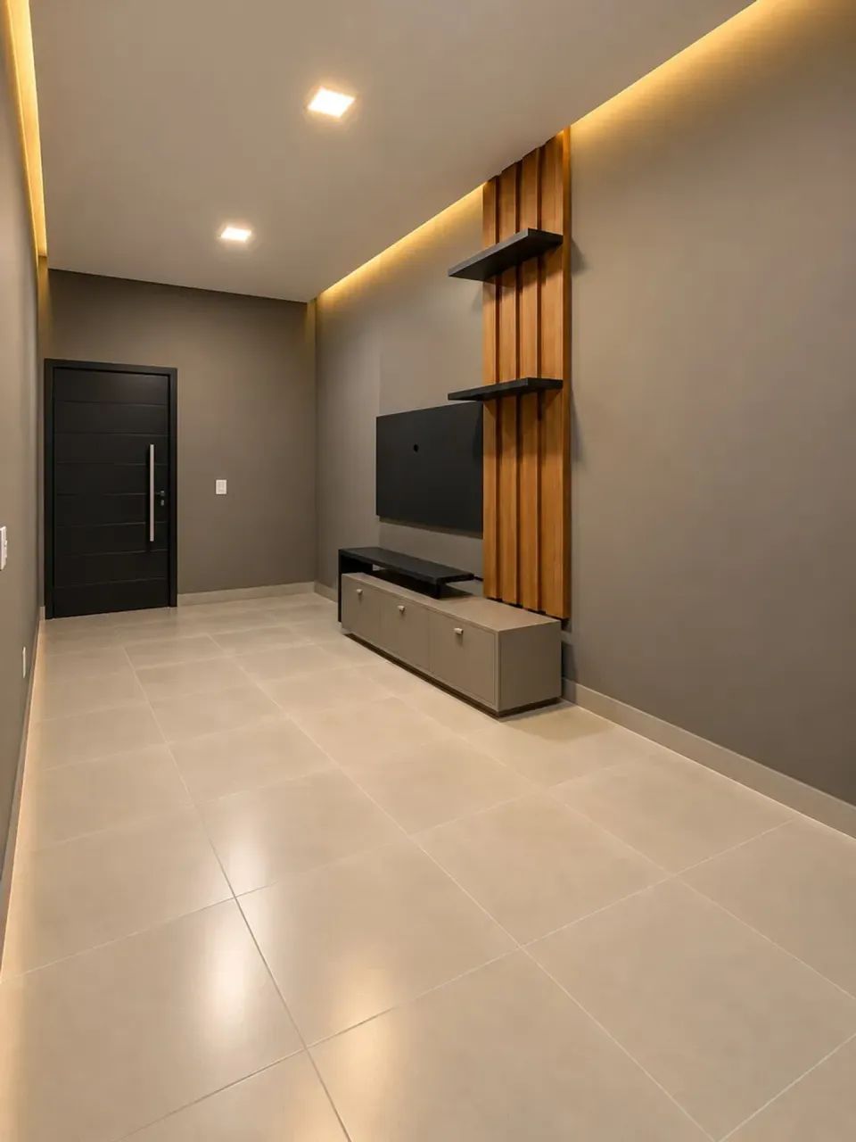 Casa com Placa Solar