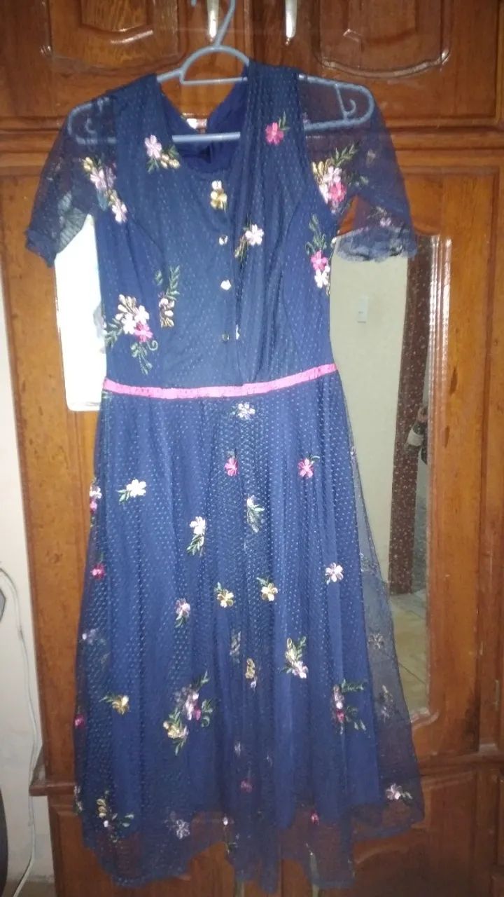 Vestido feminino de renda - Foto 2