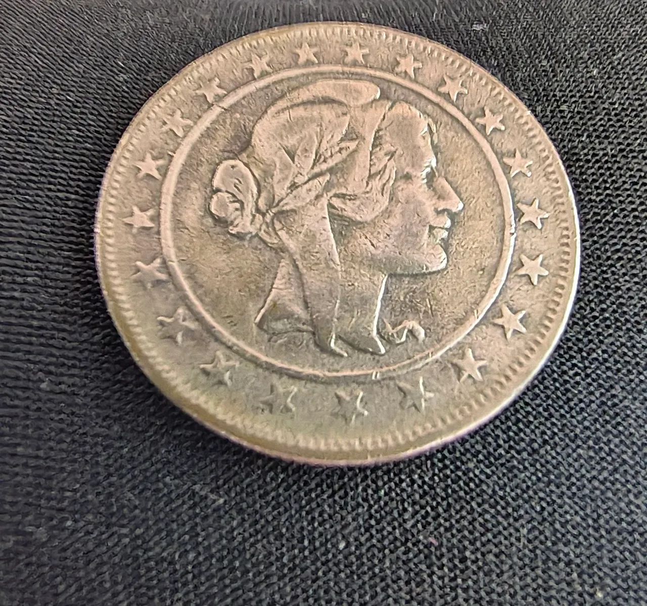 Moeda brasileira de 2000 Reis ano 1926 - Foto 3