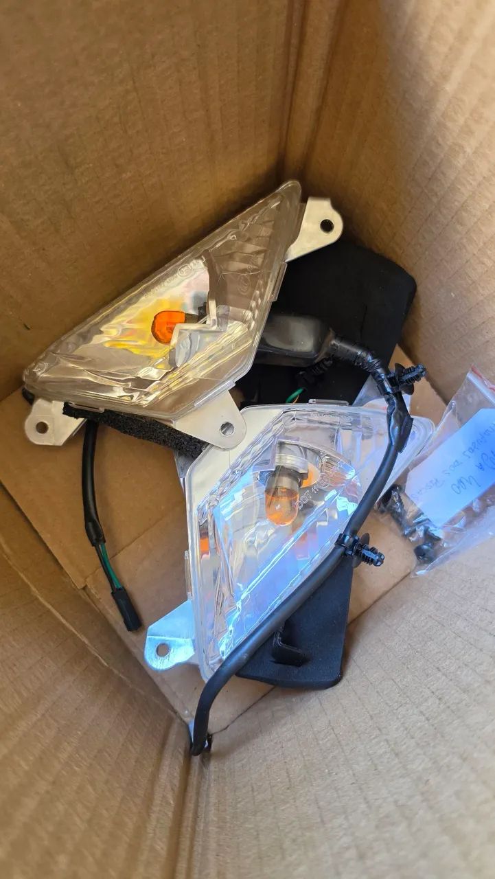 Par de Piscas (Luz de Seta) Dianteiros da Kawasaki Ninja 400cc