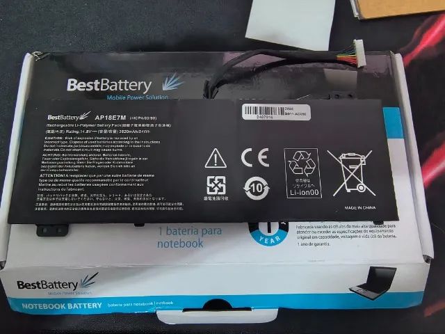 Bateria para notebook - AP18E7M - ACER - Foto 3