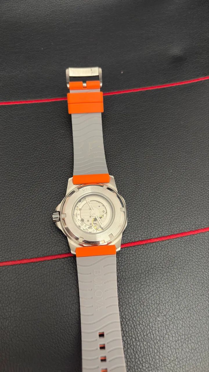 Relógio Bulova Marine Star Laranja - Original - Foto 2