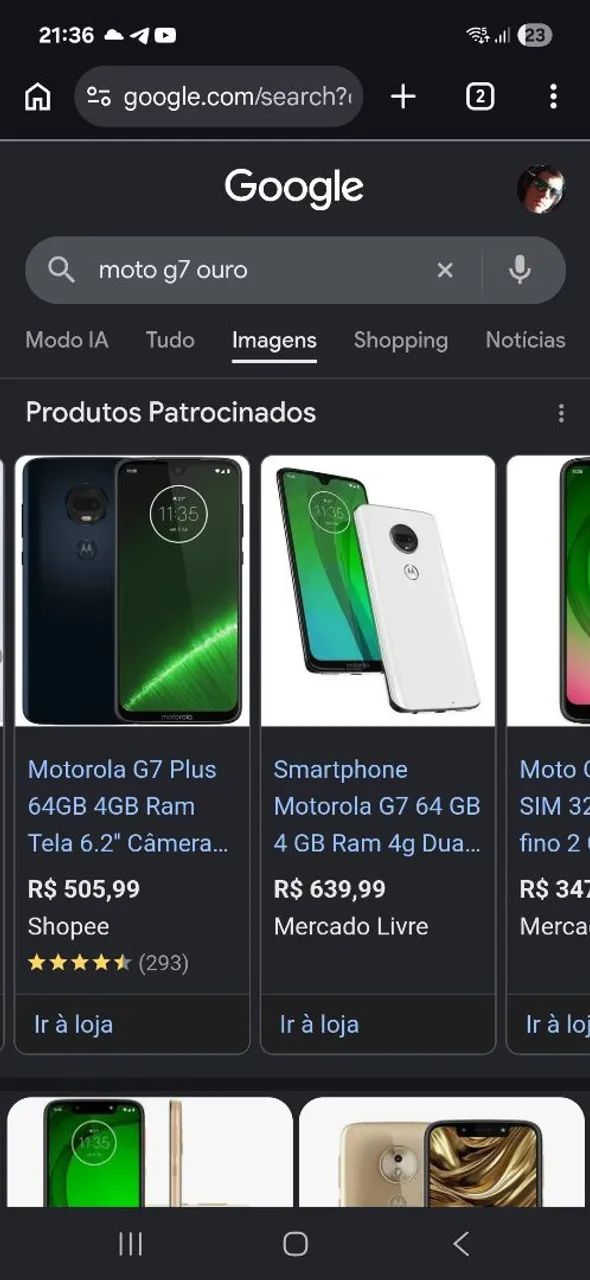 Vendo celular MotoG7 