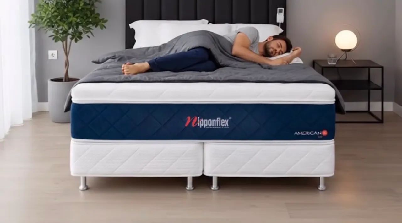 Colchão Nipponflex magnético com massageador  - Foto 4