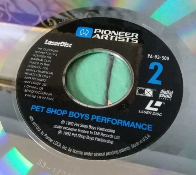 Laser Disc Pet Shop Boys - Importado USA - Foto 5