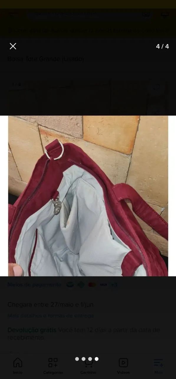 Bolsa Tote Grande - Foto 4