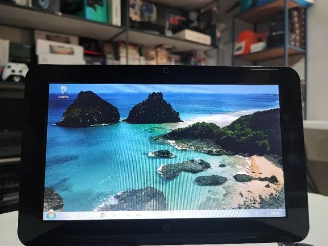 Netbook HP Atom N450, 1Gb + Hd 160Gb, aceito cartão - Foto 3