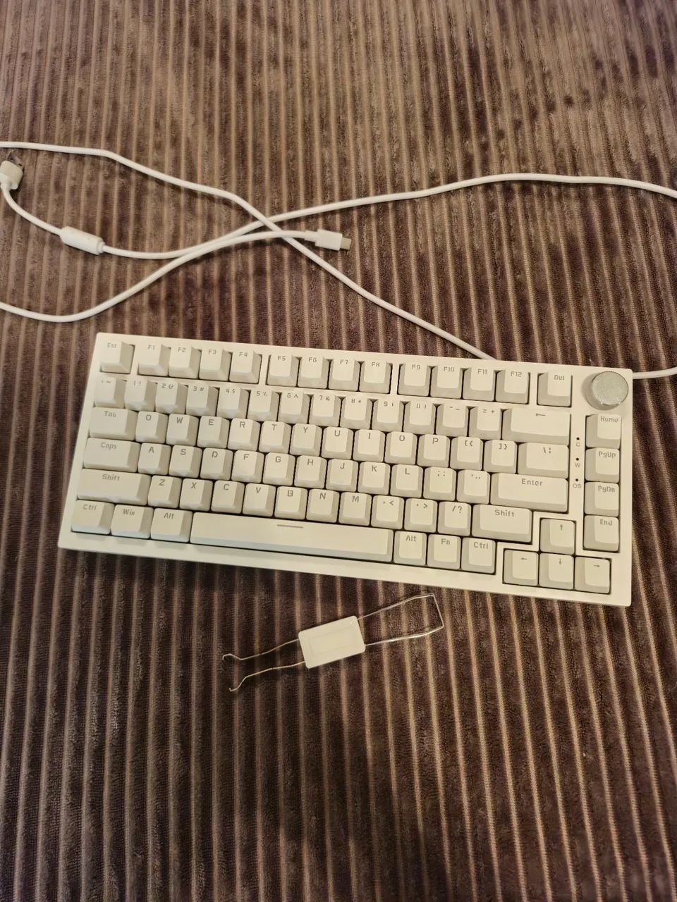 Teclado ajazz ak820 branco  - Foto 4